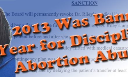 2013 Was Banner Year for Discipline of Abortion Abusers