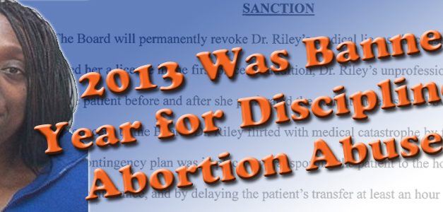 2013 Was Banner Year for Discipline of Abortion Abusers