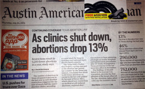 Texas Abortions Drop Dramatically as Abortion Facilities Close