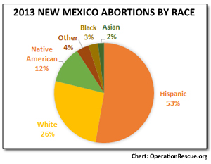 Hispanics Targeted for Death by Abortion According to 2013 New Mexico Vital Statistics