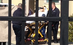 St. Louis Planned Parenthood Patient Wailing and Grimacing in Pain Transported by Ambulance
