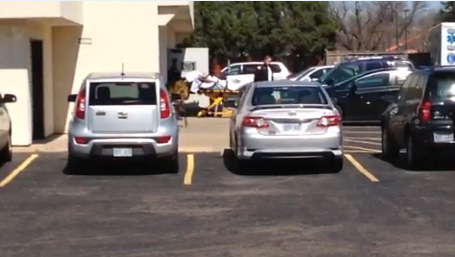 Ambulance Transports Patient From Wichita Abortion Clinic in Former Tiller Building