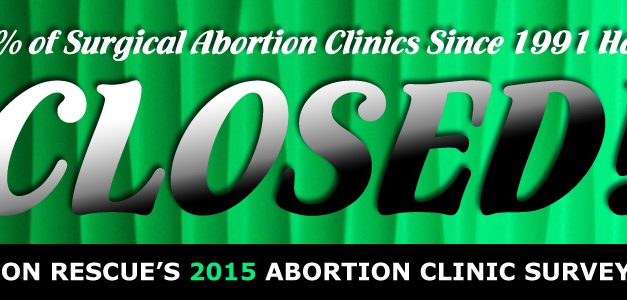 Special Report: 2015 Abortion Clinic Survey Reveals 81% of Abortion Clinics Closed Since 1991