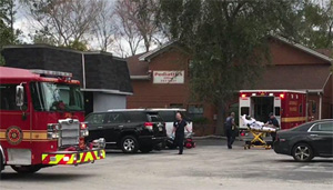 Ambulance Transports Patient from NAF Abortion Facility in Jacksonville, Florida