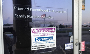 Sign of the Times: Planned Parenthood Permanently Shutters Office in Texas