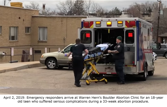 This image has an empty alt attribute; its file name is Hern-33weeks-ambulance.jpg