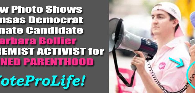 New Photo Shows Kansas Dem Senate Candidate Bollier is Extremist Planned Parenthood Activist