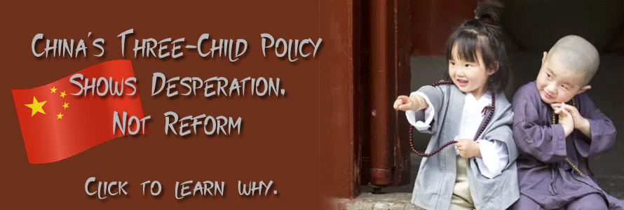 China’s 3-Child Policy Shows Desperation, Not Reform