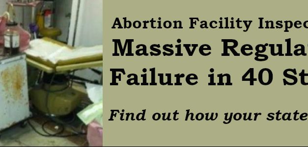 Abortion Facility Inspections:  Massive Regulatory Failure in 40 States – and COVID-19 Had Little to Do with It