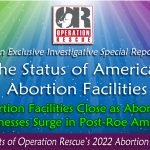 National Survey: 88 Abortion Facilities Close as Abortion Pill Businesses Surge in Post-Roe America