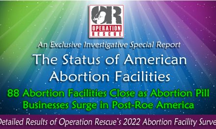 National Survey: 88 Abortion Facilities Close as Abortion Pill Businesses Surge in Post-Roe America