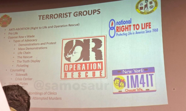 Response to Fort Liberty Training Claiming Operation Rescue is a Terrorist Group 